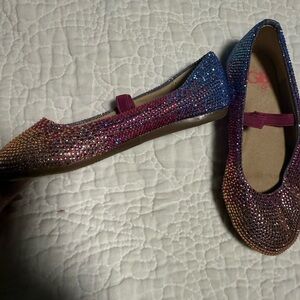 GB Girls Multicolor Sparkle Flats